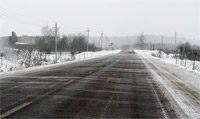 фото: Снежно-полосатая дорога (опубликовано 31.01.2007)