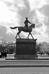 фото: Памятник маршалу Жукову на Манежной площади (опубликовано 28.03.2008)