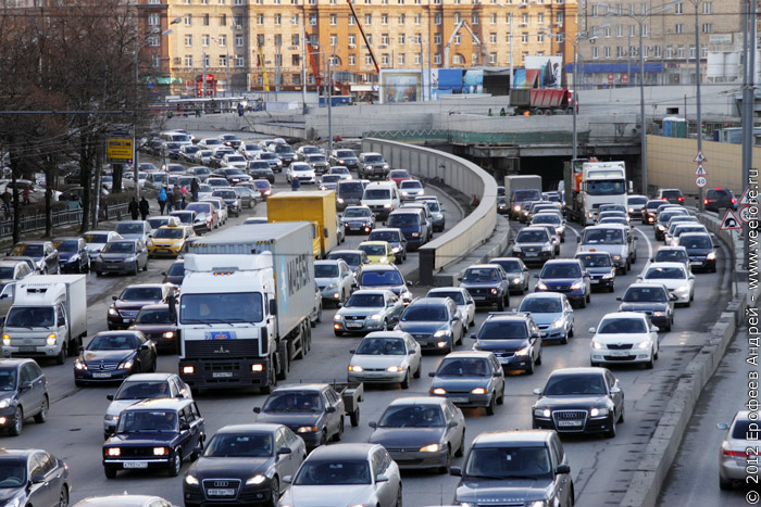 Пробка на Ленинградском шоссе