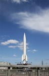 фото: Ракета на въезде в Королёв (опубликовано 22.07.2014)